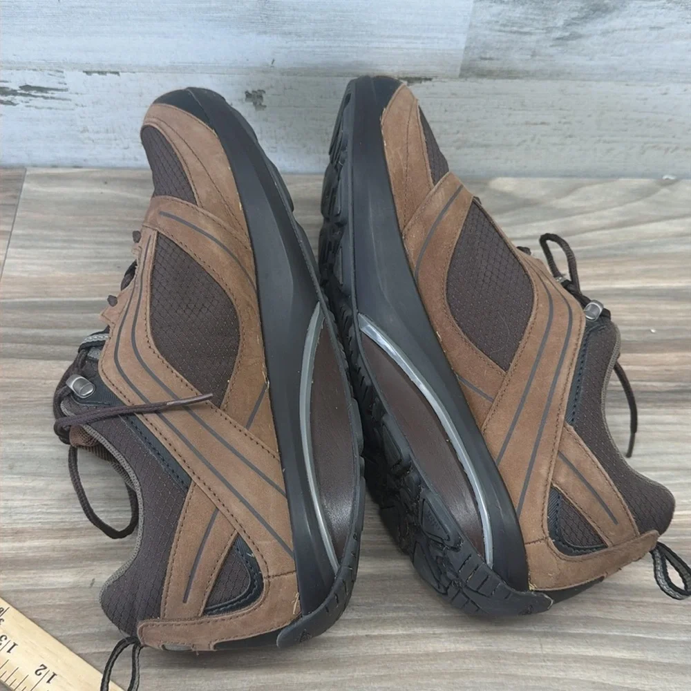 MBT Gore-Tex Shoes Mens Size 13 13.5 Brown Walking‎ Comfort Oxford Leather
